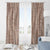 Hawaii Plumeria Lei Window Curtain Aloha Festive Vibe - Beige