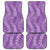 Hawaii Plumeria Lei Car Mats Aloha Festive Vibe - Violet