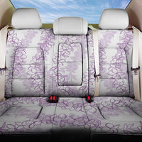 Hawaii Plumeria Lei Back Car Seat Cover Aloha Festive Vibe - Amethyst