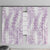 Hawaii Plumeria Lei Window Curtain Aloha Festive Vibe - Amethyst