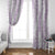Hawaii Plumeria Lei Window Curtain Aloha Festive Vibe - Amethyst