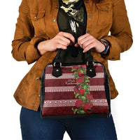Hawaii Christmas Mele Kalikimaka Shoulder Handbag I'iwi Bird on Ohia Lehua LT7 - Polynesian Pride