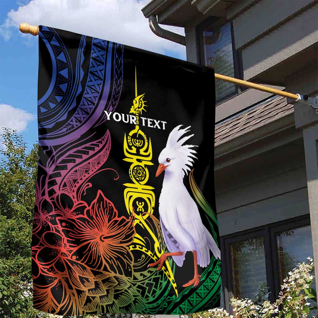 New Caledonia Kanaky Personalized Garden Flag Fleche Faitiere Mix Kagu LT7 - Polynesian Pride