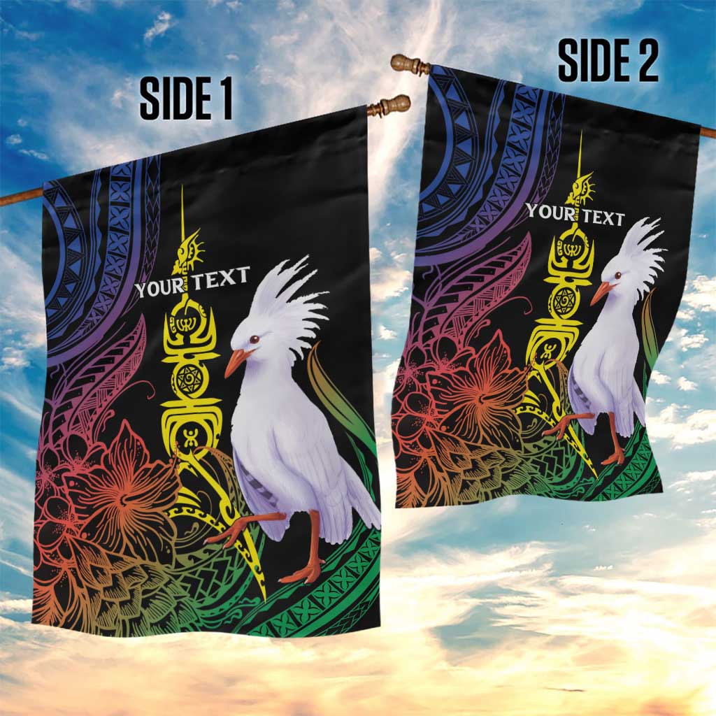 New Caledonia Kanaky Personalized Garden Flag Fleche Faitiere Mix Kagu LT7 - Polynesian Pride