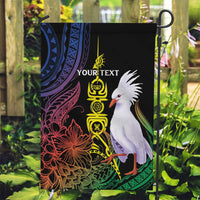 New Caledonia Kanaky Personalized Garden Flag Fleche Faitiere Mix Kagu LT7 Garden Flag Colorful - Polynesian Pride