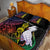 New Caledonia Kanaky Personalized Quilt Bed Set Fleche Faitiere Mix Kagu