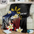 Personalized Philippines Tribal Blanket Tropical Waves - Plumeria