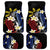 Personalized Philippines Tribal Car Mats Tropical Waves - Plumeria