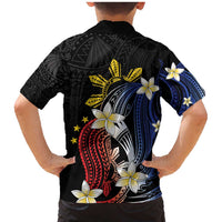 Personalized Philippines Tribal Family Matching Mermaid Dress and Hawaiian Shirt Tropical Waves - Plumeria LT7 - Polynesian Pride