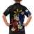 Personalized Philippines Tribal Family Matching Summer Maxi Dress and Hawaiian Shirt Tropical Waves - Plumeria