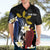 Personalized Philippines Tribal Hawaiian Shirt Tropical Waves - Plumeria