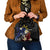 Personalized Philippines Tribal Shoulder Handbag Tropical Waves - Plumeria