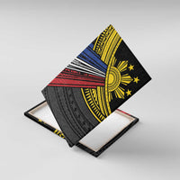 Philippines Sun Canvas Wall Art Pasifika Tribal Style