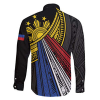 Philippines Sun Family Matching Off Shoulder Maxi Dress and Hawaiian Shirt Pasifika Tribal Style