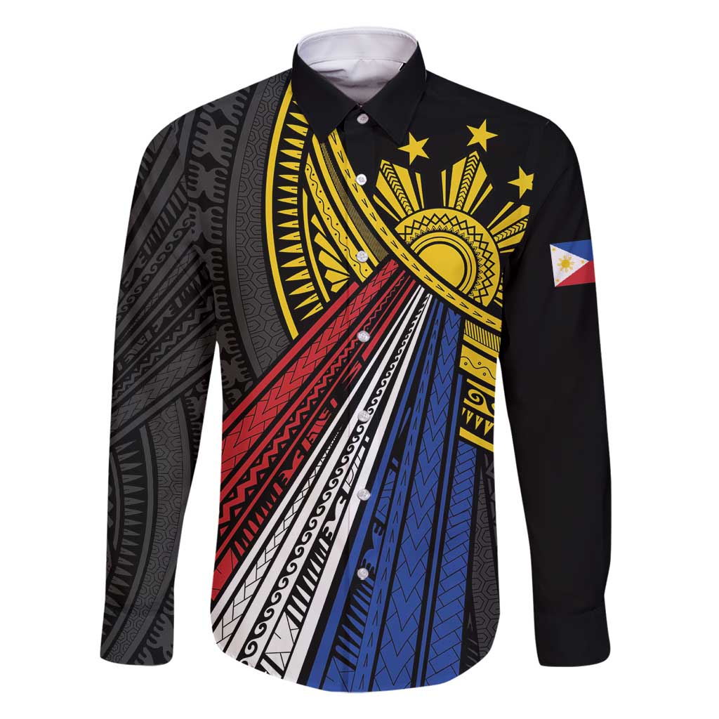 Philippines Sun Family Matching Summer Maxi Dress and Hawaiian Shirt Pasifika Tribal Style