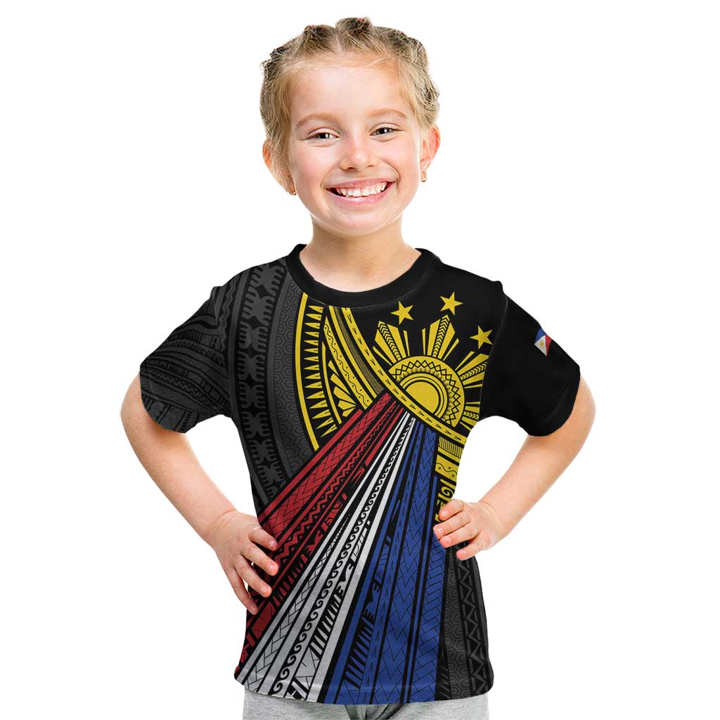 Philippines Sun Kid T Shirt Pasifika Tribal Style
