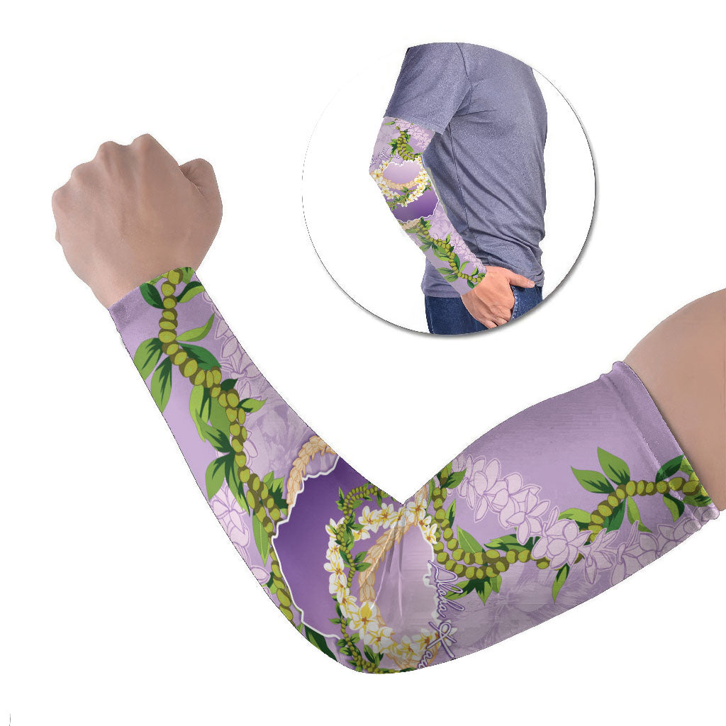 Hawaii Kauai Island Flowers Lei Arm Sleeves Mokihana Lei