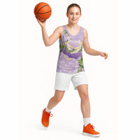 Hawaii Kauai Island Flowers Lei Basketball Jersey Mokihana Lei