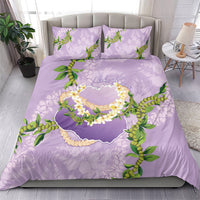 Hawaii Kauai Island Flowers Lei Bedding Set Mokihana Lei