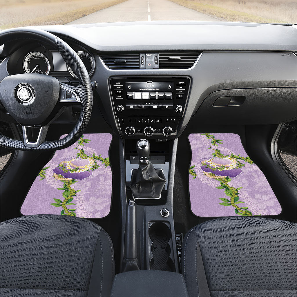 Hawaii Kauai Island Flowers Lei Car Mats Mokihana Lei