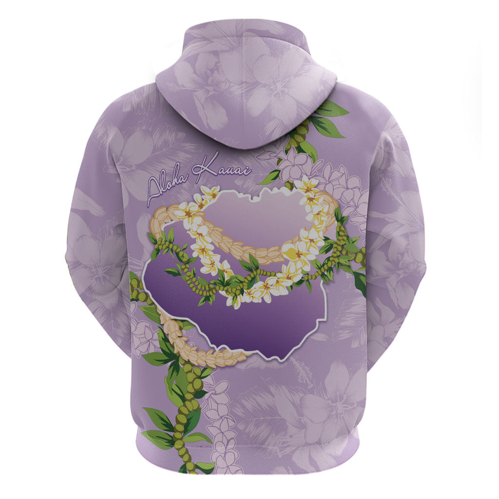 Hawaii Kauai Island Flowers Lei Hoodie Mokihana Lei