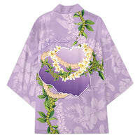 Hawaii Kauai Island Flowers Lei Kimono Mokihana Lei