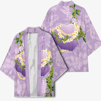 Hawaii Kauai Island Flowers Lei Kimono Mokihana Lei