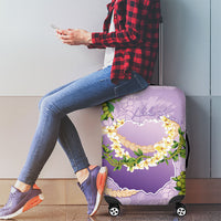 Hawaii Kauai Island Flowers Lei Luggage Cover Mokihana Lei