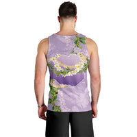 Hawaii Kauai Island Flowers Lei Men Tank Top Mokihana Lei