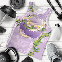 Hawaii Kauai Island Flowers Lei Men Tank Top Mokihana Lei