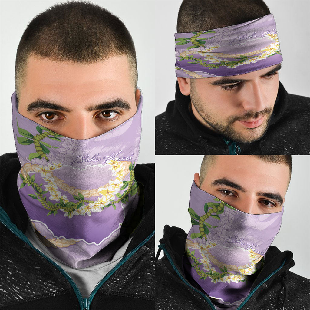 Hawaii Kauai Island Flowers Lei Neck Gaiter Mokihana Lei