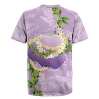 Hawaii Kauai Island Flowers Lei Rugby Jersey Mokihana Lei