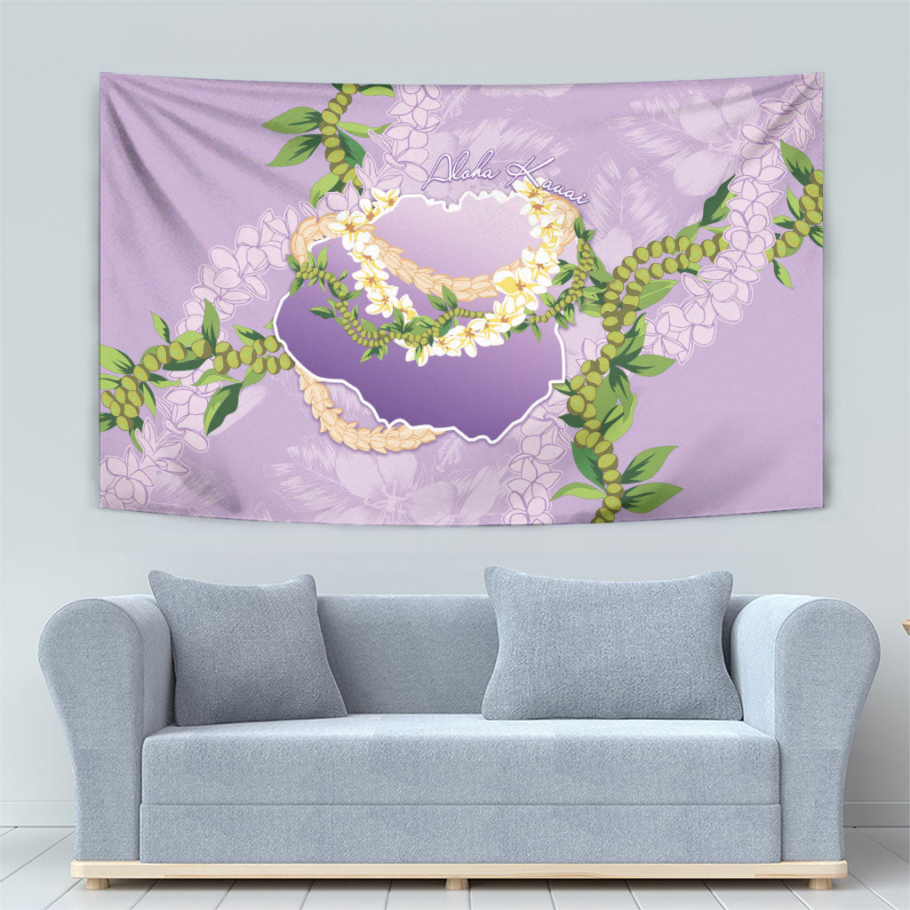 Hawaii Kauai Island Flowers Lei Tapestry Mokihana Lei