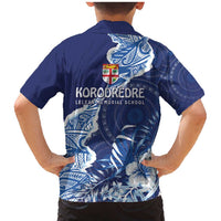Fiji Lelean Memorial School Personalised Family Matching Mermaid Dress and Hawaiian Shirt Korodredre Davuilevu Masi Mix Style LT7 - Polynesian Pride