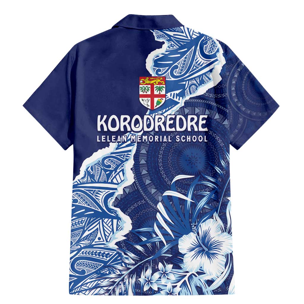 Fiji Lelean Memorial School Personalised Family Matching Mermaid Dress and Hawaiian Shirt Korodredre Davuilevu Masi Mix Style LT7 - Polynesian Pride