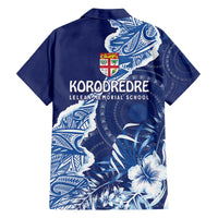 Fiji Lelean Memorial School Personalised Family Matching Puletasi and Hawaiian Shirt Korodredre Davuilevu Masi Mix Style LT7 - Polynesian Pride