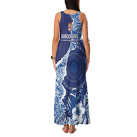Fiji Lelean Memorial School Personalised Family Matching Tank Maxi Dress and Hawaiian Shirt Korodredre Davuilevu Masi Mix Style LT7 - Polynesian Pride