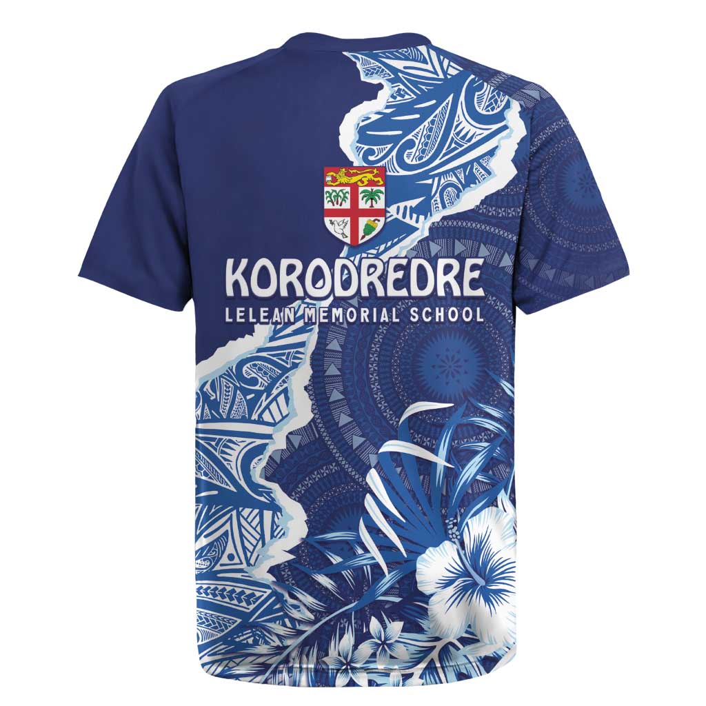 Fiji Lelean Memorial School Personalised Rugby Jersey Korodredre Davuilevu Masi Mix Style LT7 - Polynesian Pride