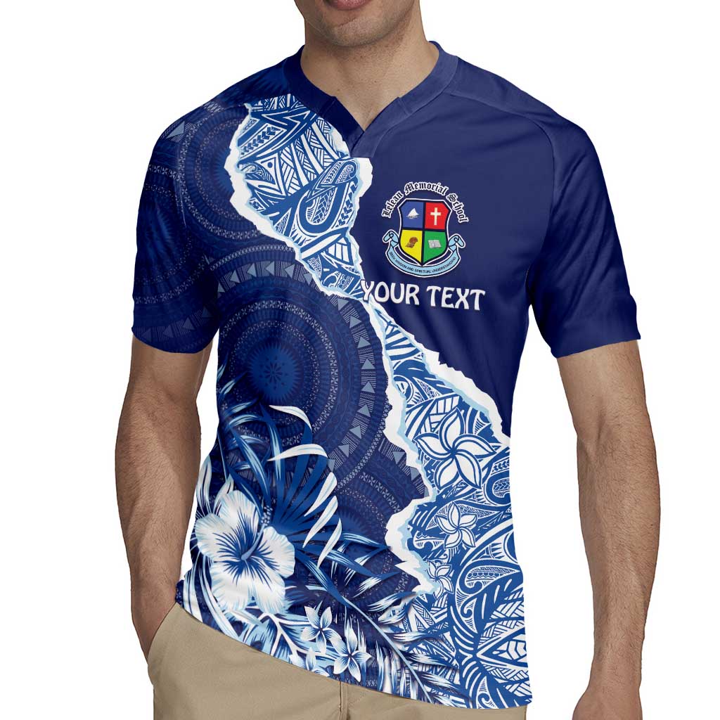 Fiji Lelean Memorial School Personalised Rugby Jersey Korodredre Davuilevu Masi Mix Style LT7 - Polynesian Pride