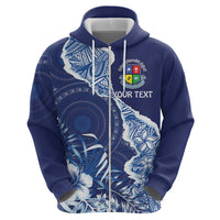 Fiji Lelean Memorial School Personalised Zip Hoodie Korodredre Davuilevu Masi Mix Style