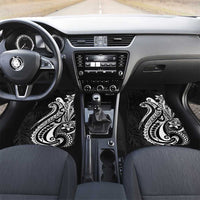 Kia Orana Cook Islands Car Mats Kerekere Plumeria Tropical Waves - Polynesian Pride