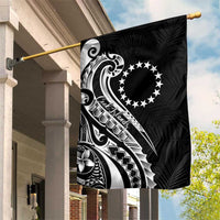 Kia Orana Cook Islands Garden Flag Kerekere Plumeria Tropical Waves - Polynesian Pride