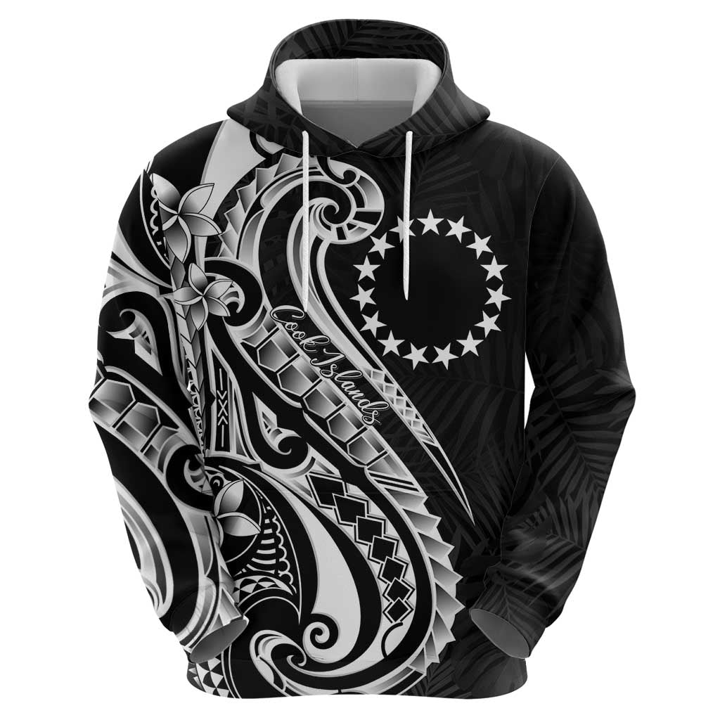 Kia Orana Cook Islands Hoodie Kerekere Plumeria Tropical Waves - Polynesian Pride