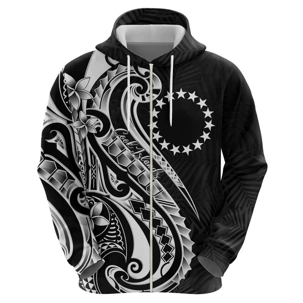 Kia Orana Cook Islands Hoodie Kerekere Plumeria Tropical Waves - Polynesian Pride