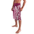 Kia Orana Cook Islands Lavalava Maroon Plumeria Tropical Waves - Polynesian Pride