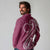Kia Orana Cook Islands Long Sleeve Polo Shirt Maroon Plumeria Tropical Waves - Polynesian Pride