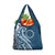 Kia Orana Cook Islands Grocery Bag Auika Plumeria Tropical Waves - Polynesian Pride