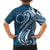 Kia Orana Cook Islands Kid Hawaiian Shirt Auika Plumeria Tropical Waves - Polynesian Pride