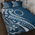 Kia Orana Cook Islands Quilt Bed Set Auika Plumeria Tropical Waves - Polynesian Pride
