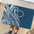 Kia Orana Cook Islands Rubber Doormat Auika Plumeria Tropical Waves - Polynesian Pride